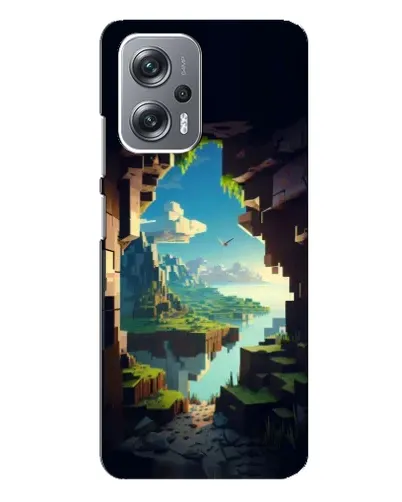 Чехол для Xiaomi Redmi Note 12 Pro (5g) с картинкой «Вид из пещеры»
