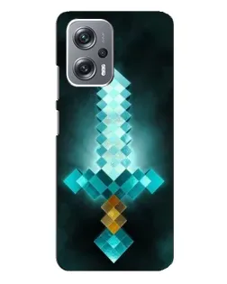 Чохол для Xiaomi Redmi Note 12 Pro (5g) з картинкою «Алмазний меч неон»