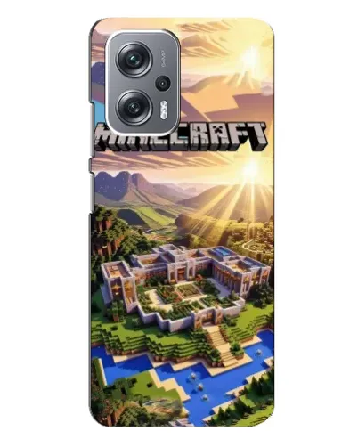 Чехол для Xiaomi Redmi Note 12 Pro (5g) с картинкой «Minecraft панорама» Чехол для Xiaomi Redmi Note 12 Pro (5g) с картинкой «Minecraft панорама»