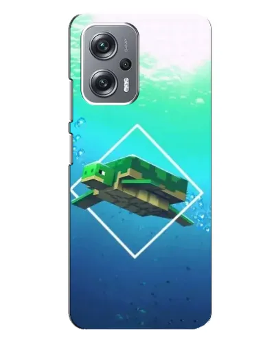 Чехол для Xiaomi Redmi Note 12 Pro (5g) с картинкой «Черепаха Minecraft» Чехол для Xiaomi Redmi Note 12 Pro (5g) с картинкой «Черепаха Minecraft»