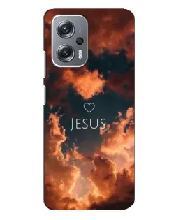 Чехол для Xiaomi Redmi Note 12 Pro (5g) с картинкой «Сияние Имени Jesus»