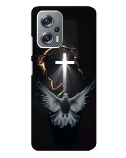Чехол для Xiaomi Redmi Note 12 Pro (5g) с картинкой «Голубь и Свет»