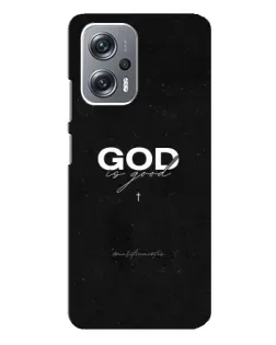 Чехол для Xiaomi Redmi Note 12 Pro (5g) с картинкой «GOD — Бог над всем»