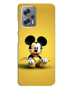 Чехол для Xiaomi Redmi Note 12 Pro (5g) с картинкой «Микки на желтом»