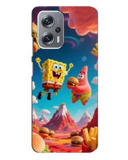 Чехол для Xiaomi Redmi Note 12 Pro (5g) с картинкой «Космический фастфуд»