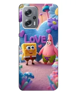 Чехол для Xiaomi Redmi Note 12 Pro (5g) с картинкой «Губка Боб Патрик»