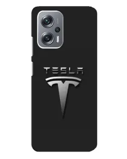 Чехол для Xiaomi Redmi Note 12 Pro (5g) с картинкой «Стальной логотип Tesla» Чехол для Xiaomi Redmi Note 12 Pro (5g) с картинкой «Стальной логотип Tesla»