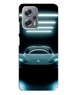 Чехол для Xiaomi Redmi Note 12 Pro (5g) с картинкой «Tesla в неоне» Чехол для Xiaomi Redmi Note 12 Pro (5g) с картинкой «Tesla в неоне»