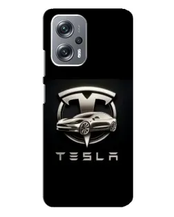 Чехол для Xiaomi Redmi Note 12 Pro (5g) с картинкой «Tesla — серебристое авто» Чехол для Xiaomi Redmi Note 12 Pro (5g) с картинкой «Tesla — серебристое авто»