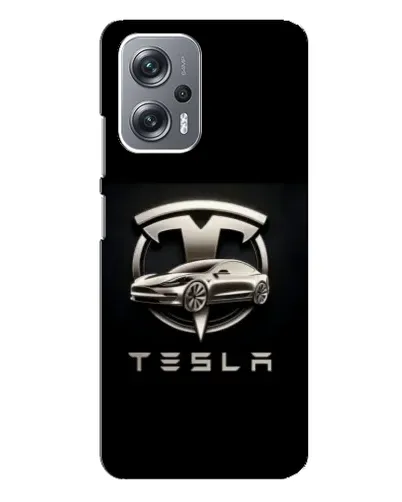 Чехол для Xiaomi Redmi Note 12 Pro (5g) с картинкой «Tesla — серебристое авто» Чехол для Xiaomi Redmi Note 12 Pro (5g) с картинкой «Tesla — серебристое авто»