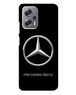 Чехол для Xiaomi Redmi Note 12 Pro (5g) с картинкой «Mercedes Silver Logo»