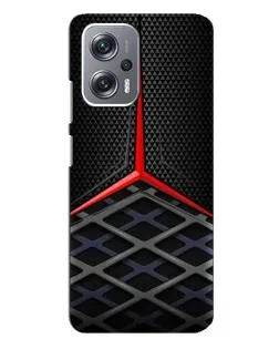 Чехол для Xiaomi Redmi Note 12 Pro (5g) с картинкой «Mercedes Carbon Grid»