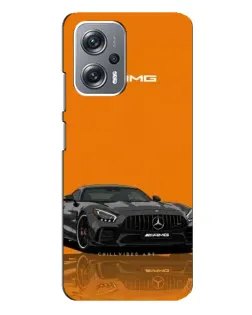 Чехол для Xiaomi Redmi Note 12 Pro (5g) с картинкой «Оранжевый Mercedes AMG»