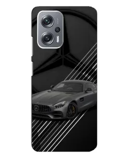 Чехол для Xiaomi Redmi Note 12 Pro (5g) с картинкой «Mercedes AMG — графика»