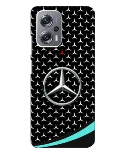 Чехол для Xiaomi Redmi Note 12 Pro (5g) с картинкой «Mercedes — бирюзовый акцент»
