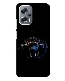 Чохол для Xiaomi Redmi Note 12 Pro (5g) з картинкою «Салон Audi — кермо» Чохол для Xiaomi Redmi Note 12 Pro (5g) з картинкою «Салон Audi — кермо»