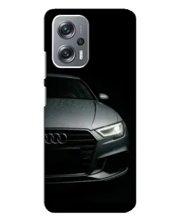 Чехол для Xiaomi Redmi Note 12 Pro (5g) с картинкой «Audi — детализация кузова»