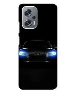 Чехол для Xiaomi Redmi Note 12 Pro (5g) с картинкой «Audi в неоне»