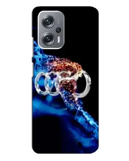 Чехол для Xiaomi Redmi Note 12 Pro (5g) с картинкой «Энергия лого Audi»
