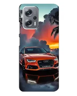 Чехол для Xiaomi Redmi Note 12 Pro (5g) с картинкой «Audi — закат»