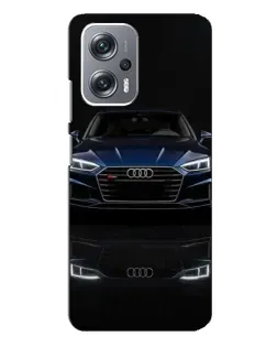 Чехол для Xiaomi Redmi Note 12 Pro (5g) с картинкой «Audi — ночное отражение»