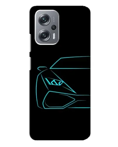 Чехол для Xiaomi Redmi Note 12 Pro (5g) с картинкой «Голубой силуэт Lamborghini» Чехол для Xiaomi Redmi Note 12 Pro (5g) с картинкой «Голубой силуэт Lamborghini»