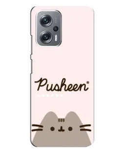 Чехол для Xiaomi Redmi Note 12 Pro (5g) с картинкой «Pusheen логотип»