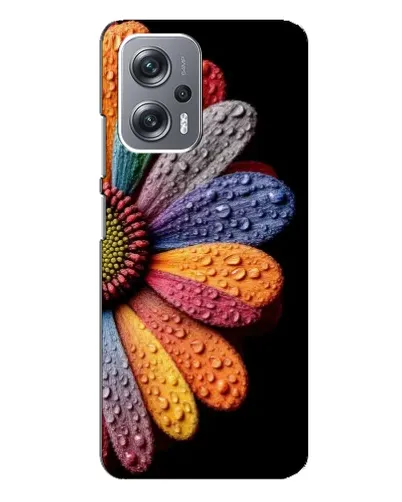 Чехол для Xiaomi Redmi Note 12 Pro (5g) с картинкой «Радужный цветок»