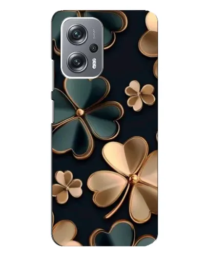 Чехол для Xiaomi Redmi Note 12 Pro (5g) с картинкой «Клевер в золоте»