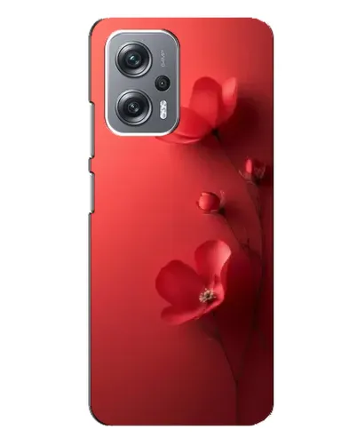 Чехол для Xiaomi Redmi Note 12 Pro (5g) с картинкой «Маковые соцветия»