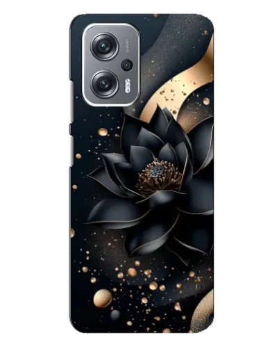 Чехол для Xiaomi Redmi Note 12 Pro (5g) с картинкой «Черный лотос»