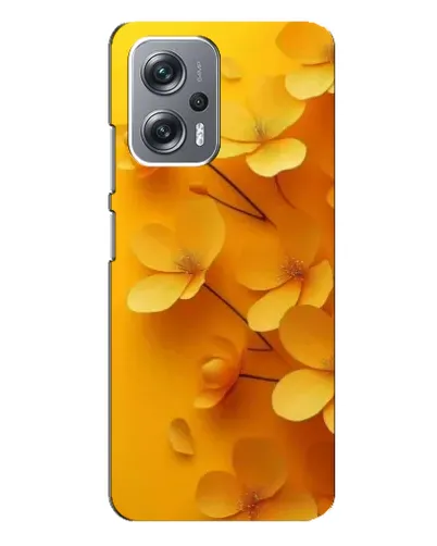 Чехол для Xiaomi Redmi Note 12 Pro (5g) с картинкой «Золотые лепестки»