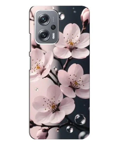 Чехол для Xiaomi Redmi Note 12 Pro (5g) с картинкой «Нежная сакура и капли» Чехол для Xiaomi Redmi Note 12 Pro (5g) с картинкой «Нежная сакура и капли»