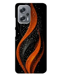 Чехол для Xiaomi Redmi Note 12 Pro (5g) с картинкой «Огненная звездная волна»