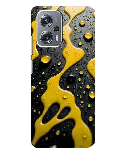 Чехол для Xiaomi Redmi Note 12 Pro (5g) с картинкой «Жидкое желтое золото» Чехол для Xiaomi Redmi Note 12 Pro (5g) с картинкой «Жидкое желтое золото»