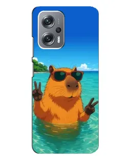 Чехол для Xiaomi Redmi Note 12 Pro (5g) с картинкой «Морская капибара» Чехол для Xiaomi Redmi Note 12 Pro (5g) с картинкой «Морская капибара»