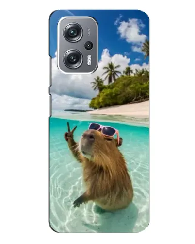 Чехол для Xiaomi Redmi Note 12 Pro (5g) с картинкой «Капибара на море» Чехол для Xiaomi Redmi Note 12 Pro (5g) с картинкой «Капибара на море»