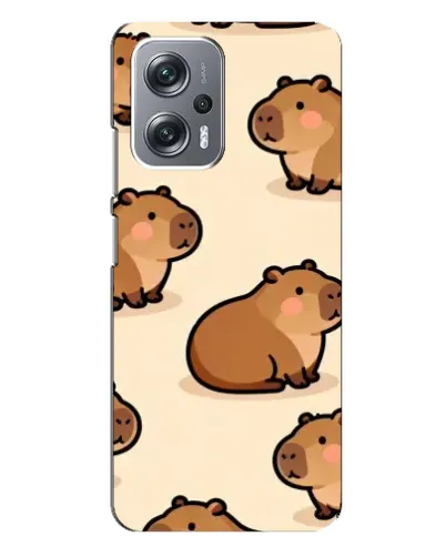 Чехол для Xiaomi Redmi Note 12 Pro (5g) с картинкой «Паттерн милых капибар» Чехол для Xiaomi Redmi Note 12 Pro (5g) с картинкой «Паттерн милых капибар»