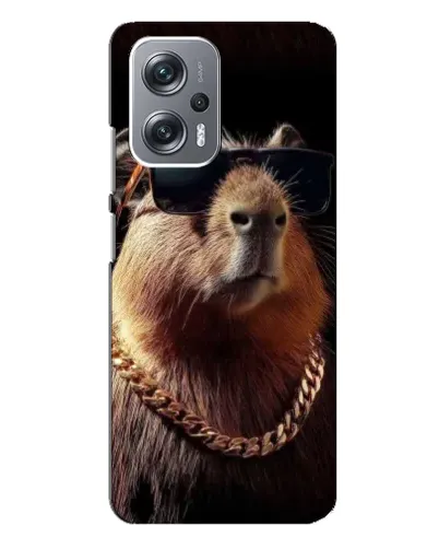 Чехол для Xiaomi Redmi Note 12 Pro (5g) с картинкой «Капибара золотая цепь» Чехол для Xiaomi Redmi Note 12 Pro (5g) с картинкой «Капибара золотая цепь»