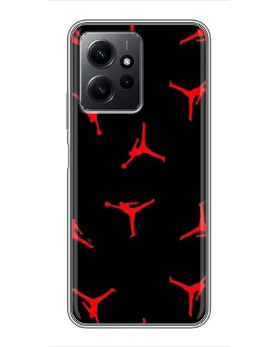 Чехол для Xiaomi Redmi Note 12 с картинкой «Jordan Red Pattern» Чехол для Xiaomi Redmi Note 12 с картинкой «Jordan Red Pattern»