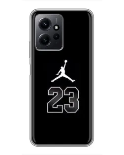 Чехол для Xiaomi Redmi Note 12 с картинкой «Jordan Flight 23» Чехол для Xiaomi Redmi Note 12 с картинкой «Jordan Flight 23»