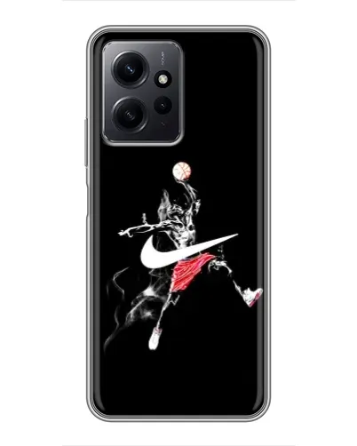 Чехол для Xiaomi Redmi Note 12 с картинкой «Jordan Jumpman» Чехол для Xiaomi Redmi Note 12 с картинкой «Jordan Jumpman»