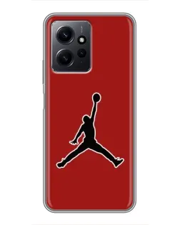 Чехол для Xiaomi Redmi Note 12 с картинкой «Jordan Red Back» Чехол для Xiaomi Redmi Note 12 с картинкой «Jordan Red Back»
