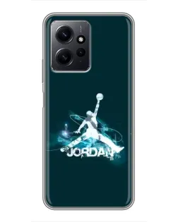 Чехол для Xiaomi Redmi Note 12 с картинкой «Jordan Blue Fire» Чехол для Xiaomi Redmi Note 12 с картинкой «Jordan Blue Fire»