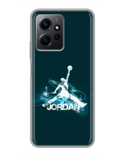 Чехол для Xiaomi Redmi Note 12 с картинкой «Jordan Blue Fire» Чехол для Xiaomi Redmi Note 12 с картинкой «Jordan Blue Fire»