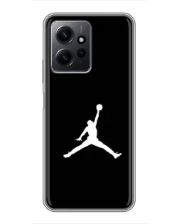 Чехол для Xiaomi Redmi Note 12 с картинкой «Jordan Silhouette» Чехол для Xiaomi Redmi Note 12 с картинкой «Jordan Silhouette»