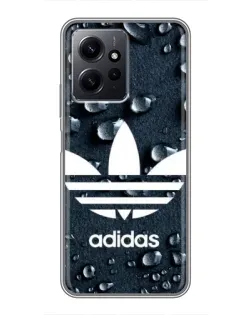 Чехол для Xiaomi Redmi Note 12 с картинкой «Adidas Trefoil Blue»