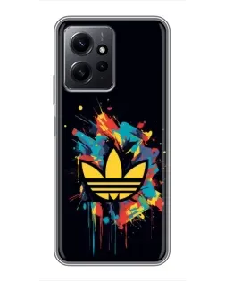 Чехол для Xiaomi Redmi Note 12 с картинкой «Adidas Splash»