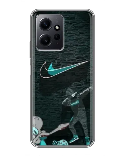 Чехол для Xiaomi Redmi Note 12 с картинкой «Спортивный арт Nike»