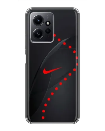 Чехол для Xiaomi Redmi Note 12 с картинкой «Абстрактный дизайн Nike»